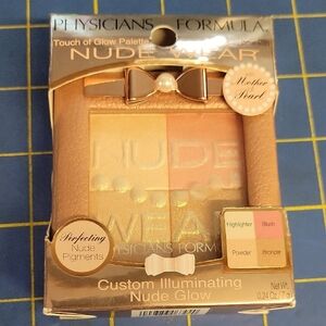 Physicians Formula Touch of Glow Palette Nude Wear 7g New In Box